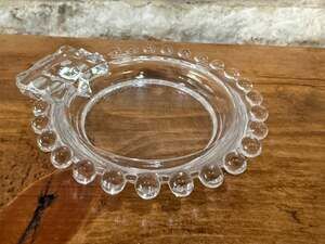 Vintage Imperial Glass Candlewick Ashtray With Handle 5" Rare